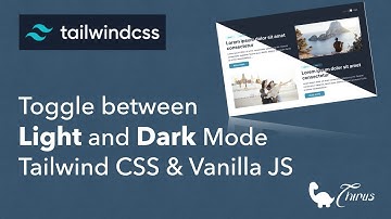Toggle between Light and Dark Mode using Tailwind CSS & Vanilla JS