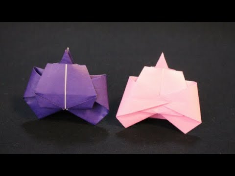 立体的なひな人形の折り方 ひなまつり折り紙 3d Hina Puppet Doll Festival Origami Youtube