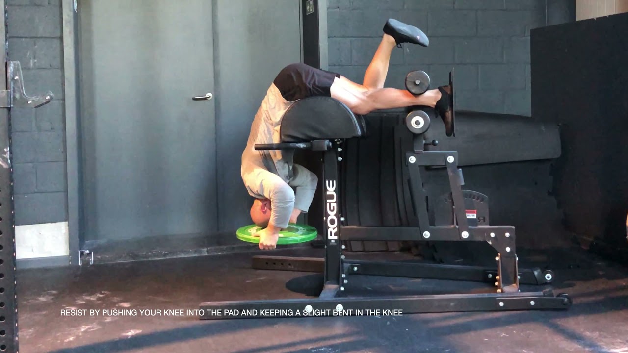 Ghd Hamstring SINGLE LEG GHD HAMSTRING ISO - YouTube