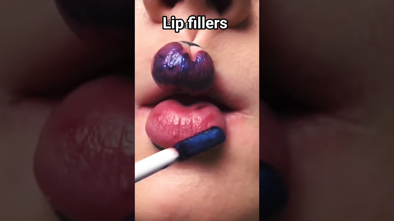 "Lip Filler Hack Using Rubber Band 😱 | No Pain, No Injection"