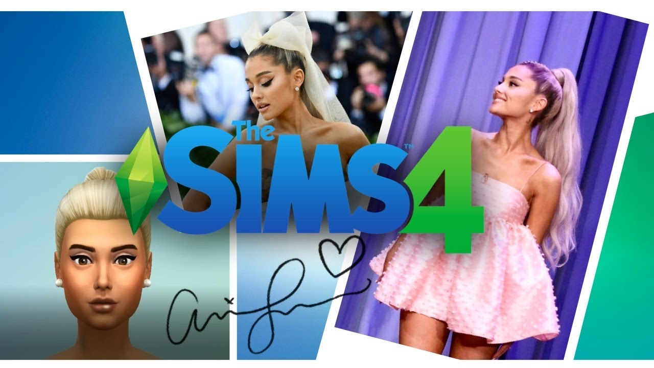 ARIANA GRANDE 2018 LOOK | Creation Sims 4 only basegame - YouTube