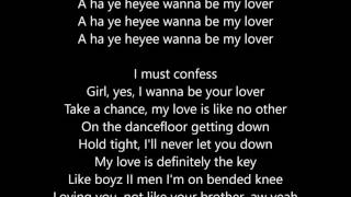 La Bouche - Be My Lover - Lyrics Scrolling Resimi