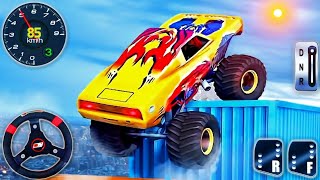 Monster Truck Driving 3D - Impossible Car Mega Stunts Ramp 4x4 Jeep Simulator - Android GamePlay screenshot 3