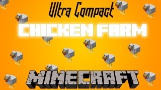 Minecraft - Ultra Compact Chicken Farm