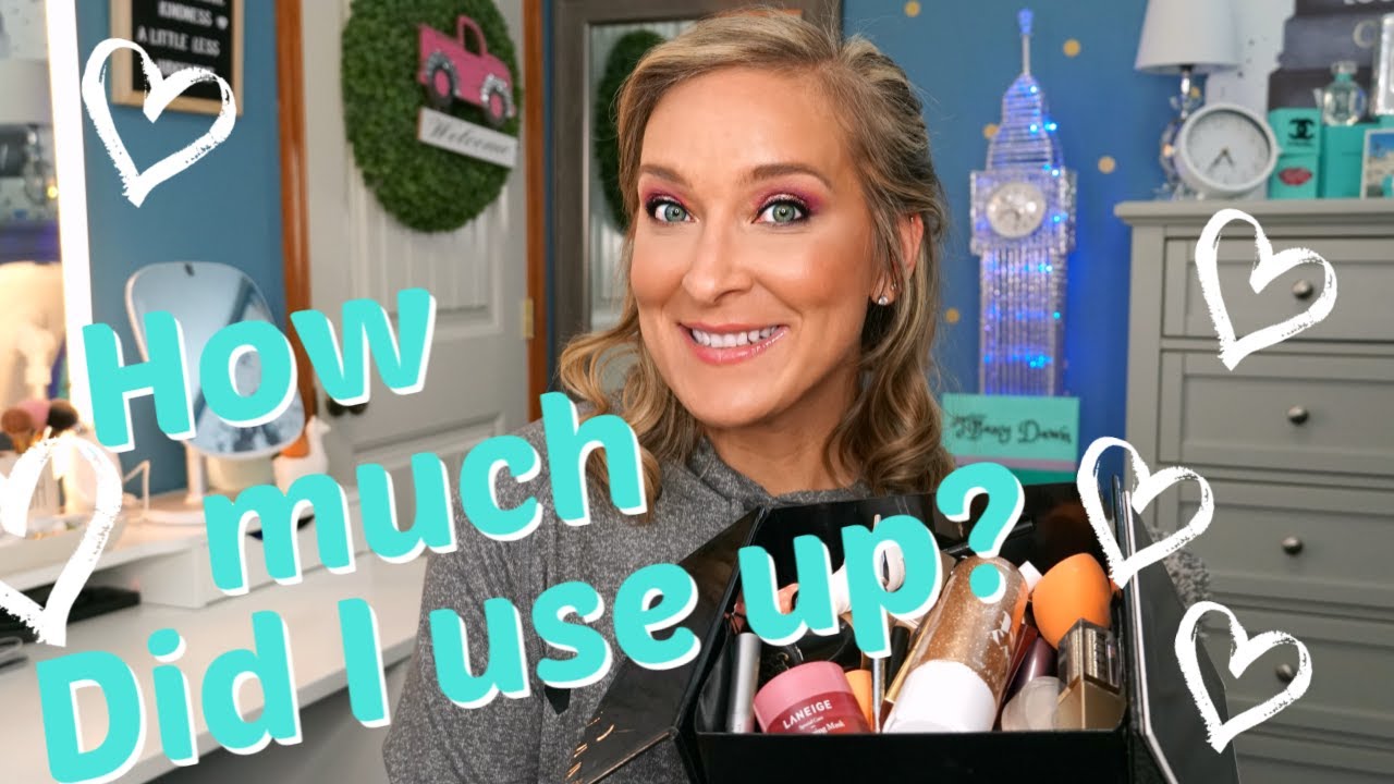 How Much Makeup Did I use in a YEAR? YouTube