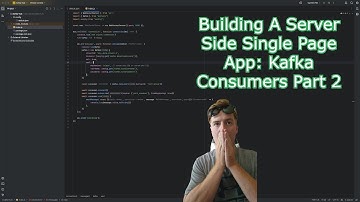 Server Side Single Page App, Dry Dock: Kafka.js Part 2