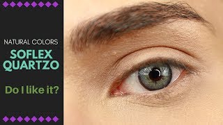 Solotica Quartzo - Natural Colors Soflex On Dark Brown Eyes