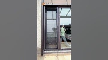 Invisible screen door, screen window classic case sharing.#home #invisiblescreen