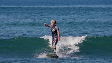 First ever TRIPLE amputee Surfing unassisted!
