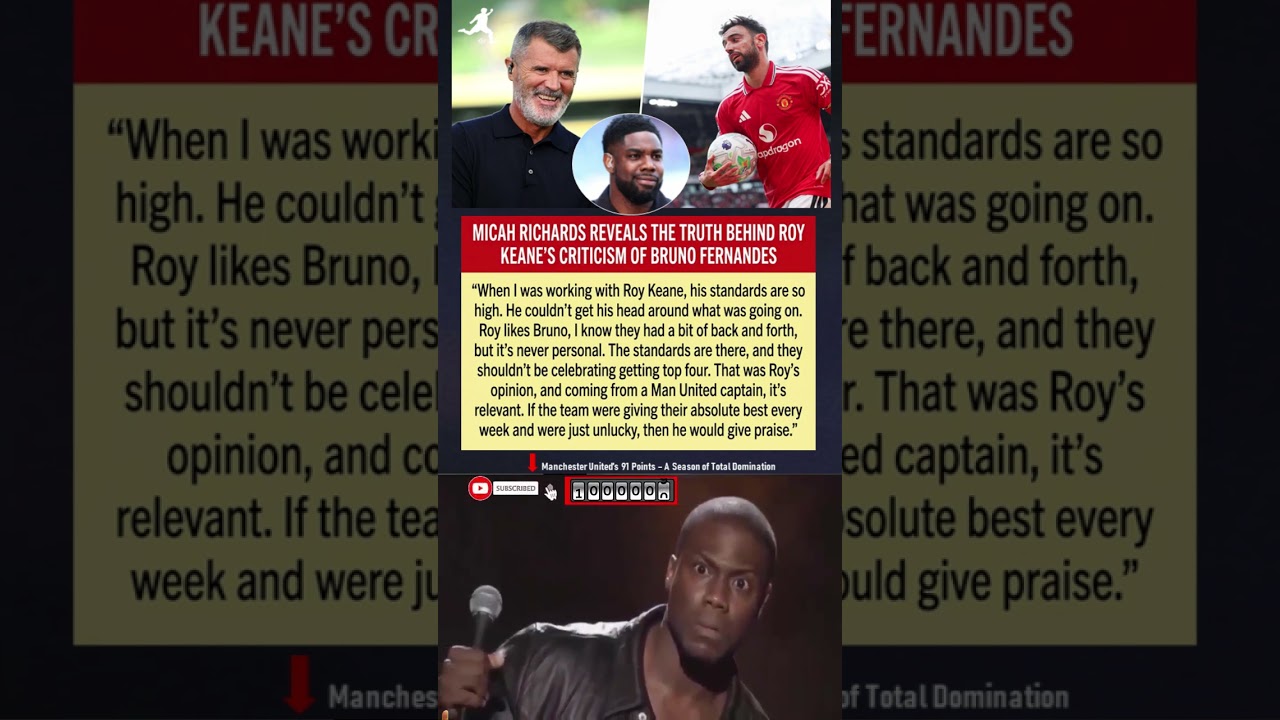 Micah Richards Exposes Roy Keane’s Bruno Feud! 🤯