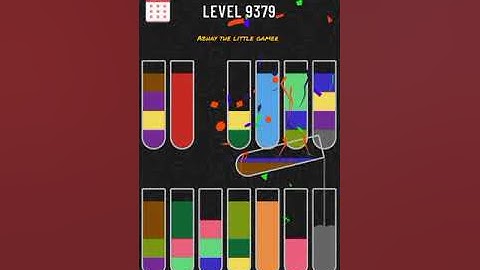 Water sort puzzle level 9379