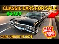 20 Flawless Classic Cars Under $15,000 Available on Craigslist Marketplace! Cheap Classic Cars!