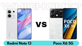 Redmi Note 13 5G vs Poco X6 5G ⚡ Best budget smartphone#redminote135g #pocox65g#youtubeaudiolibrary