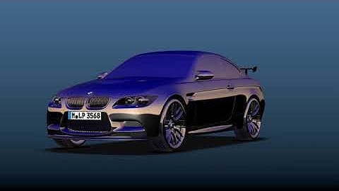 Autodesk Maya - Polymodel - BMW M3 -