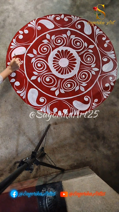 #Diwalispecial alpona design using fabric colour #diwalialpona  #diwalirangoli #diwali2024 #diwali