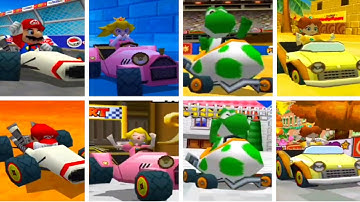 Mario Kart DS: All Winning & Losing Animations (HD+)