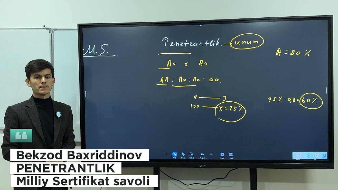 Milliy Sertifikat: Penetrantlik mavzusidagi savol tahlili | Bekzod Baxriddinov