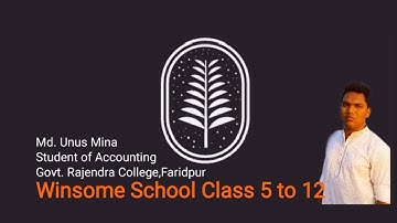 Class 9 Accounting Assignment-1 First Part (নবম শ্রেণি হিসাববিজ্ঞান এ্যাসাইনমেন্ট-১): ১ম অংশ