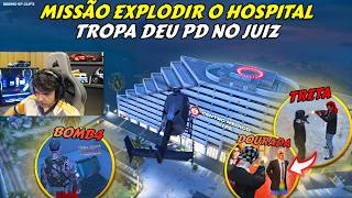 MISSÃO EXPLODIR O HOSPITAL | TRETA COM O JUIZ E PD | FENIX MORR3U? - BKINHO RP CLIP'S