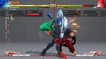 Street Fighter V Gill V-Trigger 1 Setup (Back Recovery)