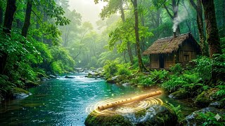 Relaxing Rain & Flute Music 🌿 Healing Sounds for Deep Sleep & Meditation 10 minut