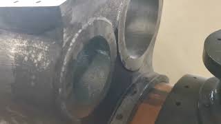 Thumbnail for 2" Fowler Showman's Traction Engine drilling the steam exhaust holes