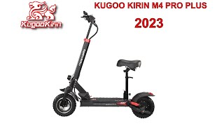 Электросамокат KugooKirin M4 Pro Plus - рестайлинг 2023 года