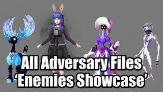 KINGDOM HEARTS 3 (English) - All Adversaries Showcase (Enemy Files & Models)