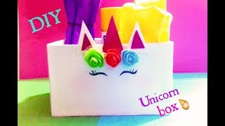 Hi everyone! welcome back to my channel.i hope you are doing great.in
this video i will show how make unicorn box.if have a empty cardboard
box do...