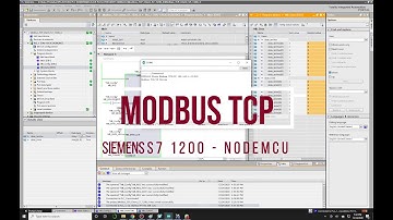 Siemens PLC S7 1200 - NodeMCU ModBus TCP Communication
