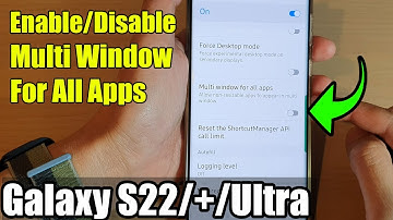 Galaxy S22/S22+/Ultra: How to Enable/Disable Multi Window For All Apps