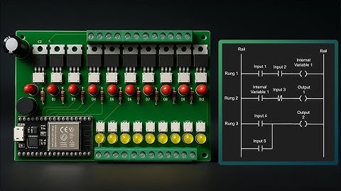 ساخت PLC با ESP32 💡 | DIY PLC using ESP32 + Ladder Logic Programming | آموزش کامل قدم به قدم