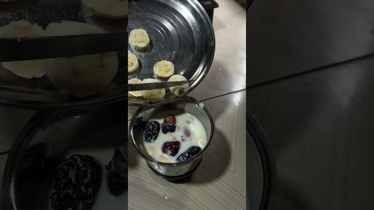 Dry fruit shake #healthy #breakfast #fruit #shake #banana #youtube #shorts #food #video