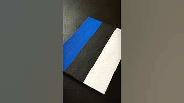 ESTONIA 🇪🇪 Flag Drawing #flags #estonia #eesti #europe #posca