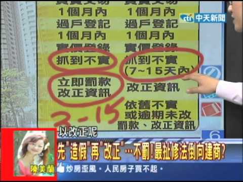 2014.01.16新聞龍捲風part6　先「造假」再「改正」　不罰！最扯修法倒向建商？