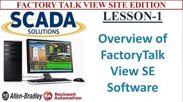 1. Overview of FactoryTalk View SE Software || SCADA TRAINING || ROCKWELL AUTOMATION