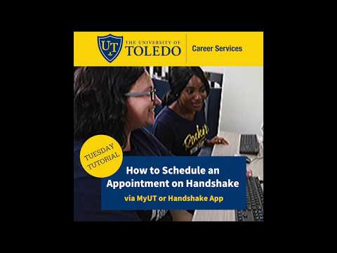 Tuesday Tutorial: How to Schedule an Appointment on Handshake