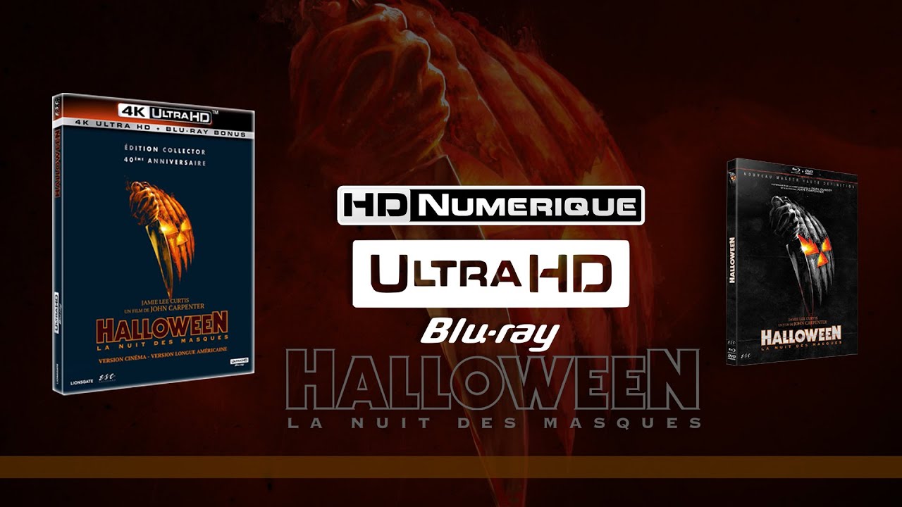 Halloween, La Nuit des Masques (1978) Comparatif 4K Ultra HD vs Bluray (Esc Editions Halloween, La Nuit des Masques (1978) Comparatif 4K Ultra HD vs Bluray (Esc Editions