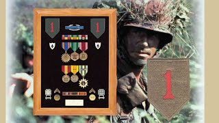 First Infantry Division,1st ID, ' Big Red One', Vietnam Veterans' Insignia & Military Medals