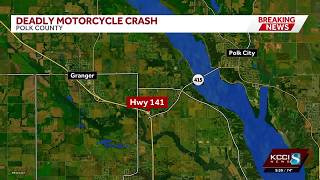 Deadly motorcycle crash Saturday night on Highway 141 near Polk City