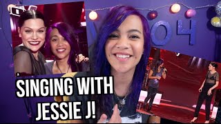 What its like to sing with Jessie J! #DearDamie
