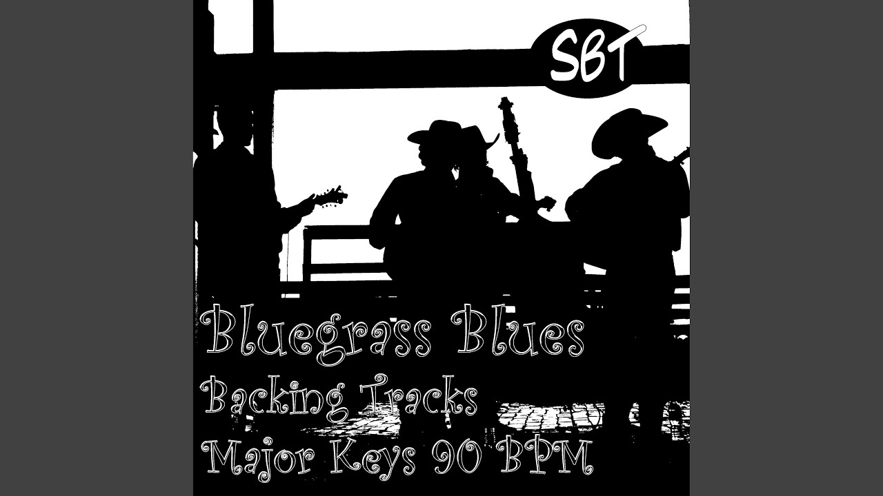 C Major Bluegrass Blues Guitar Backing Track 90 BPM - YouTube