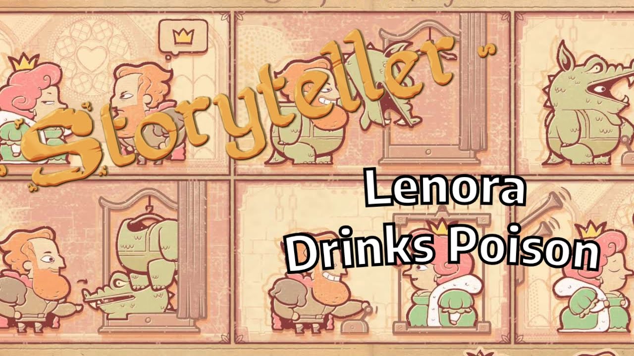 Storyteller ( Chapter 4 | Level 1 | Lenora Drinks Poison | Puzzle