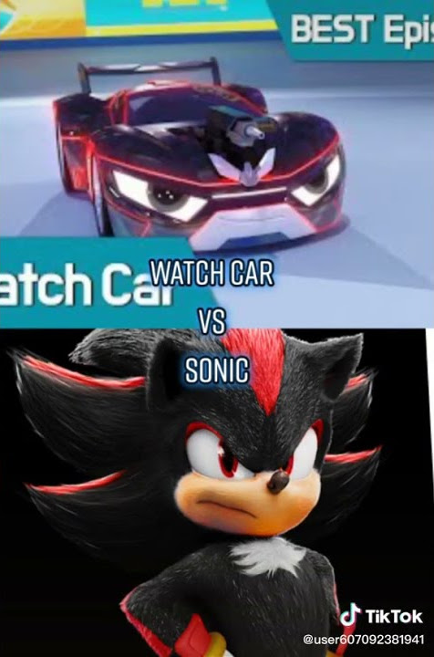 power battle watch car vs sonic