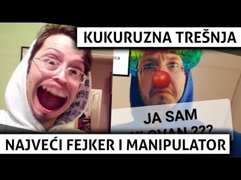 JA KLOVN? Čestitam TREŠNJA zvanično si dobio titulu najvećeg BALKANSKOG FEJKERA I MANIPULATORA!