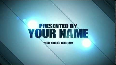 5 Intros editables para after effects cs6 / 5 for After Effects Intros editable