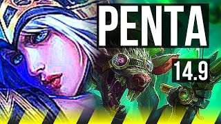 ASHE & Milio vs TWITCH & Rakan (ADC) | Penta, Legendary, 40k DMG, 22/5/7 | TR Master | 14.9