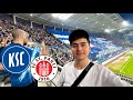 Magische nacht in karlsruhe  2bundesliga  karlsruher sc vs fc stpauli  stadionvlog