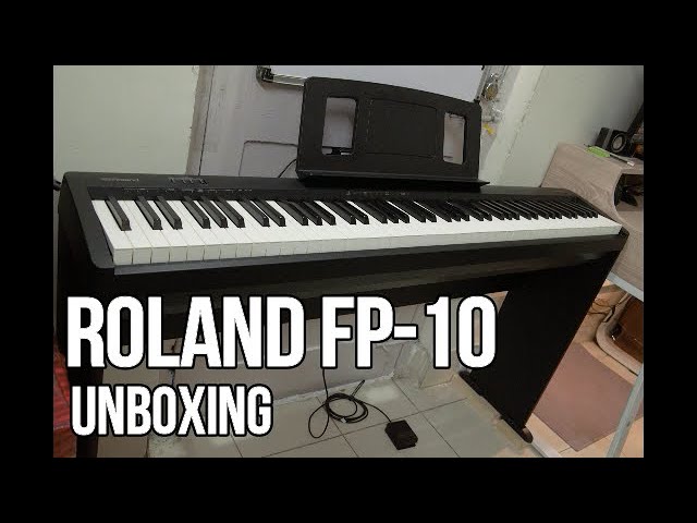 Roland Piano Unboxing Fp 10 Youtube