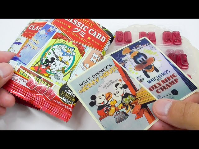 ディズニー クラシック カード グミ Disney Classic card gummies